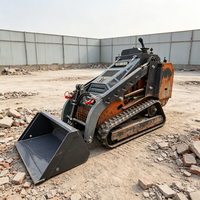 Chargeuse compacte sur chenilles de 33 L avec système hydraulique fiable pour les travaux de chantier
