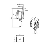 Kit Hotend de mise à niveau de Ender-3-V3-SE haute température pour imprimante 3D