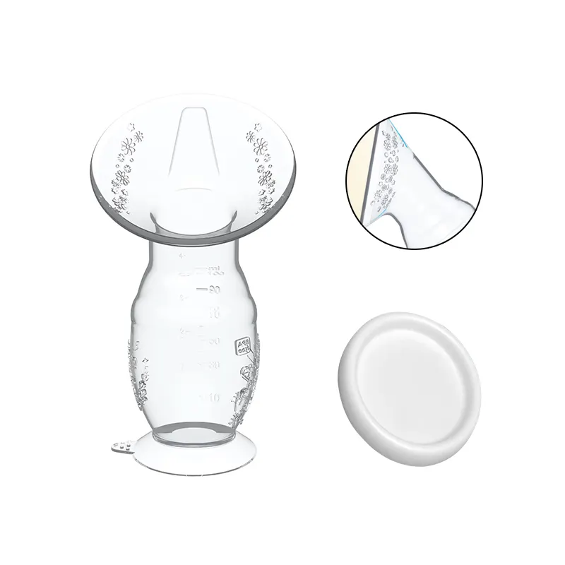 Pompe à lait manuel en Silicone pour bébés, collecteur de lait sans douleur, Portable, vente en gros,