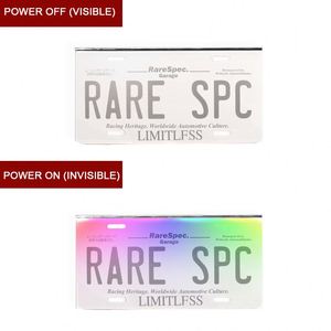 Remote Control Us Size Dazzling Colorful <b>Frame</b> Nano <b>License</b> Plate - Product Image 3