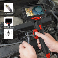 Boroscopio Articulado Profesional 1080P con Luz LED Ajustable y Grabación de Video para Inspección de Carbono en Válvulas de Admisión