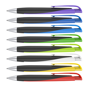 ปากกาลูกลื่นสองสีพิมพ์โลโก้ตามสั่งราคาถูก ของขวัญส่งเสริมการขาย - Product Image 1