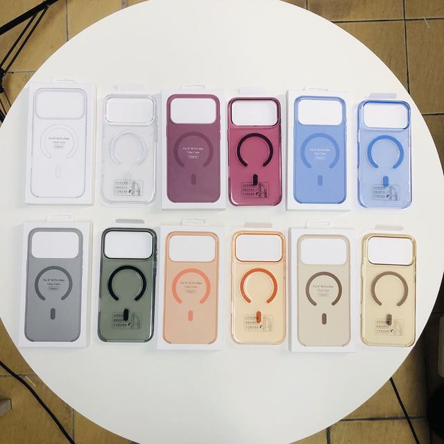 New Transparent Magnetic High-End Trendy Hot-Selling PC Shockproof Phone Case for iPhone 18 17 16 15 Pro Max 17E