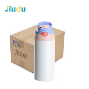 Alice-botellas de agua de acero inoxidable para niños, botellas de agua blancas para sublimación, con tapa y aislamiento, venta al por mayor, 2022 ML, 350 - Product Image 4