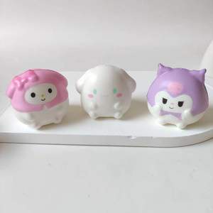 Juguete antiestrés XL de PU blando de rebote lento, figura de dibujos animados al por mayor, caja sorpresa de romper el huevo dorado, para escritorio de oficina de adultos - Product Image 6