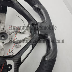 Volante Deportivo de Fibra de Carbono y Cuero Perforado de Alta Calidad para Infiniti G27 G37 - Product Image 4