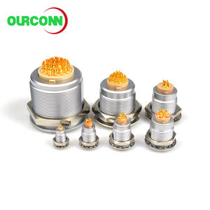 Китайское производство: Быстроразъемный соединитель FGG/EGG, круглый штекер-розетка, самозащелкивающийся, с функцией толкания и вытягивания - Product Image 2