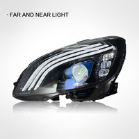 Phares LED modifiés pour Mercedes-Benz Classe C W204 2007-2011, phares LED DRL, clignotants, feux de route 12V