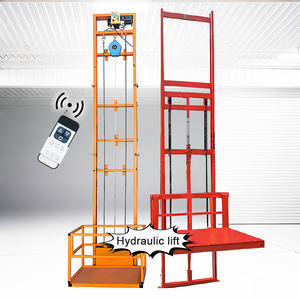 Mini-élévateur hydraulique électrique <span class=keywords><strong>pas</strong></span> <span class=keywords><strong>cher</strong></span> avec rail de guidage, montage mural, portable, parfait pour une utilisation à domicile sur deux étages - Product Image 1