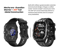 Reloj Inteligente C32Pro con GPS, Pantalla TFT de 2.02 Pulgadas, Llamadas Bluetooth, Resistente al Agua 2ATM, para Hombre, Android IOS, Monitor de Actividad Física, Monitor Deportivo