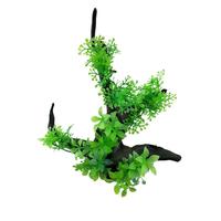 Plantes d'aquarium artificielles en plastique et soie, décoration pour aquarium