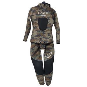 Spearfishing แผ่นรองดำน้ำ7มม.,ชุดดำน้ำลายพรางชุดเว็ทสูทแบบเปิดเซลล์ขนาด7มม. - Product Image 1