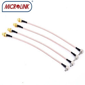 Divisor Tipo <span class=keywords><strong>Y</strong></span> SMA Hembra a Doble Conector Macho TS9 CRC9, <span class=keywords><strong>Cable</strong></span> de Extensión RF RG316 - Product Image 4