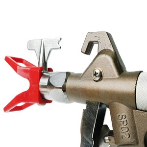 Pistolet à air comprimé Huiyan SPQ-2 en acier inoxydable avec gâchette rouge pour applications de revêtement industriel - Product Image 2
