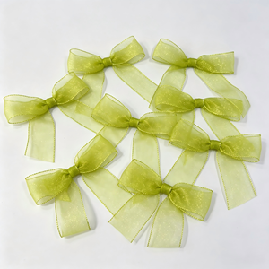 Ruban en organza pré-noué multi-tailles, léger, certifié OEKO-TEX - Product Image 4