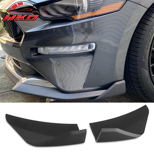 Alerones Delanteros Estilo GT para Ford Mustang 2015-2023, Color Negro - Product Image 1
