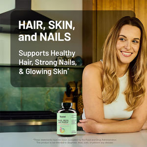 OEM/ODM 5000 mcg de biotine pour soutenir la force des cheveux et des ongles, multivitamine en gélules molles pour femmes, échantillon gratuit, dose personnalisée - Product Image 6