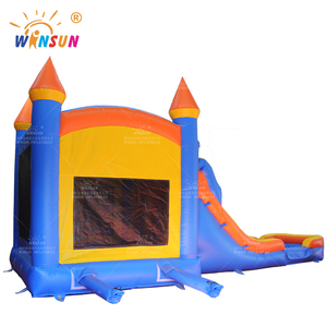 Castillo Inflable Combinado con Tobogán, Brincolín y Trampolín, Certificado CE, Sin Plomo, Impermeable, Tamaño Personalizable, Fácil de Instalar - Product Image 2