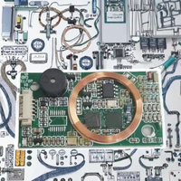 Lecteur et graveur de cartes RFID IC NFC ISO 13,56 MHz 125 KHz avec interface USB, matériau ABS, contrôle d'accès, paiement NFC