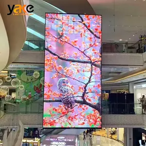 Yake Indoor Glass Transparent LED Film Display Transparent Panels Led Strip Transparent Led Screen For Retail Stores