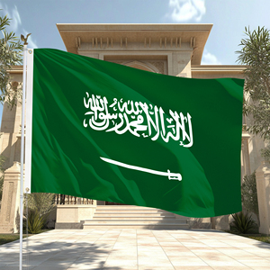 1.2x1.8M Saudi Arabia <b>Flag</b> Bright Color and Faded Polyester <b>Flag</b> Digital Printed Banner - Product Image 6