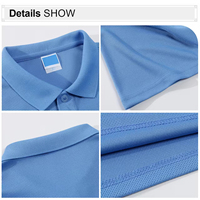Groothandel Heren Poloshirts Ademende Korte Mouw T-Shirts Zomer Heren Polo T-Shirts