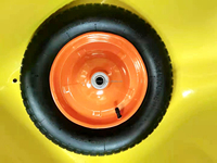 Roues de brouette en caoutchouc gonflable pour tracteur, pneus 3.00-8, vente en gros de nouvelles roues en acier 300-8 pour tondeuse à gazon et karting