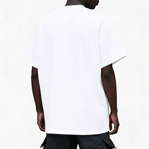 เสื้อยืดคอตตอน 100% สกรีนโลโก้แบรนด์ของคุณเองแบบขายส่ง เสื้อยืดเปล่าผู้ชาย เสื้อยืดลำลองผู้ชาย - Product Image 3