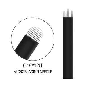 Giảm Giá Hấp Dẫn Lưỡi Dao Xăm Hình Chữ U Lông Mày Tebori Dùng Một Lần Vô Trùng Dùng Một Lần 0.18Mm 18U Cho Kẻ Mắt Lông Mày Xăm Môi - Product Image 2