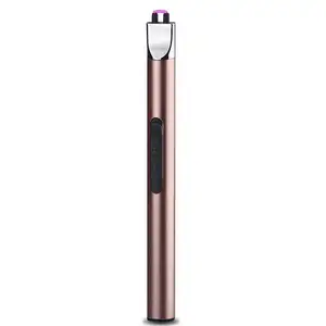 Bougie électrique multifonction personnalisée pour barbecue, briquet à Arc Usb pour camping en plein air