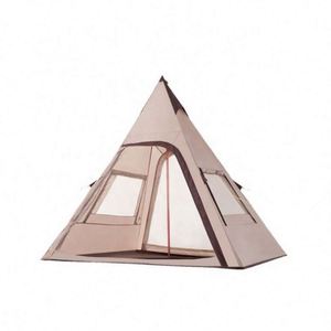 Hot Sale Lightweight 3-Person Oxford Fabric Tipi Tent for Family Team Outdoor <b>Backpacking</b> & Camping - Product Image 5