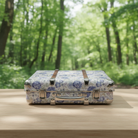 Neugeborenen-Tragetasche aus Karton mit Griff, Kinderkleidung Großhandel Papierboxen Verpackung für Neugeborene und Kleinkinder