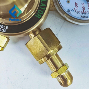 CGA540 giriş bağlantısı ile yüksek kaliteli tam pirinç endüstriyel oksijen O2 kaynak/kesme basınç regülatörü - Product Image 5