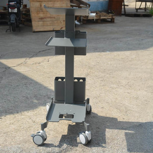 Medical Trolley Instrument Cart Aluminum Plate Laser Cutting Custom Made Baking Paint Surface Treatment - Product Image 2