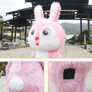 Haute qualité vente chaude <span class=keywords><strong>lapin</strong></span> animation Cosplay adultes hommes et femmes gonflable animal costume gonflable <span class=keywords><strong>lapin</strong></span> mascotte costume - Product Image 3