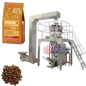 YB-420Z haute vitesse 500G 1KG 2KG haricots sac Machine à emballer pesage automatique torréfié grains de café pochette Machine à emballer