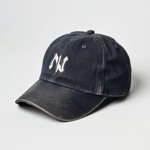 Gorra deportiva con logotipo bordado personalizado para hombre, gorras de béisbol ajustadas con estilo a la moda al por mayor para hombre