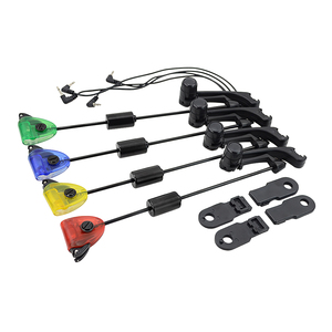 Carp Fishing Swingers Set indicatore <span class=keywords><strong>di</strong></span> morso illuminato a colori chiari a <span class=keywords><strong>LED</strong></span> 4 pezzi in custodia con cerniera B2002 - Product Image 6