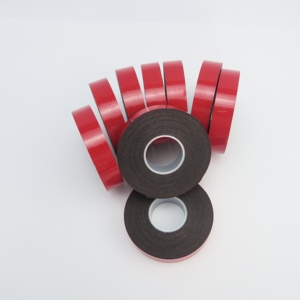 Màu đen và trắng <span class=keywords><strong>EVA</strong></span> bọt Con lăn Acrylic ô tô kích thước hai mặt dải tự dính màu đen PE Bọt Băng - Product Image 2