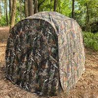 Tente de chasse extérieure à une chambre, panoramique à 360 degrés, camouflage, ouverture automatique rapide, imperméable, portable, pour camping discret