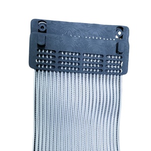 Correa de estante de almacén DANSKY y embalaje de palés Correa de protección elástica blanca de 80mm con extremos de plástico - Product Image 5