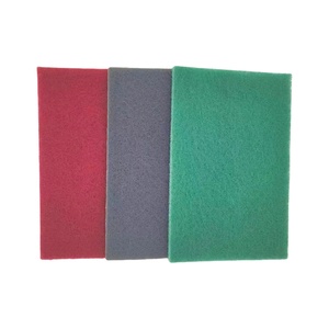 Chất Lượng Cao Nylon Làm Sạch Kim Loại Chà Pad Mài Mòn Màu Xanh Lá Cây Miếng Bọt Biển Không Dệt Miếng Bọt Biển Cọ Rửa Pad - Product Image 1