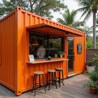 Conteneur extensible en acier certifié CE DOT, chariot mobile pour la restauration, design moderne, utilisation en supermarché, hôtel/villa, garantie 1 an