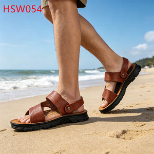 Sandales pour hommes LXG, Sun Beach Relaxation, semelle extérieure résistante à l'abrasion, chaussures de plage d'été, voyage en vacances, faciles à nettoyer, HSW054 - Product Image 1