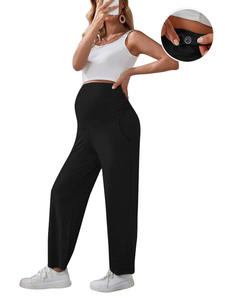 <span class=keywords><strong>Pantalones</strong></span> <span class=keywords><strong>de</strong></span> salón sobre el vientre Jogging Bottoms, Pijamas largos <span class=keywords><strong>de</strong></span> embarazo, <span class=keywords><strong>pantalones</strong></span> <span class=keywords><strong>de</strong></span> yoga <span class=keywords><strong>Pantalones</strong></span> <span class=keywords><strong>de</strong></span> maternidad <span class=keywords><strong>para</strong></span> mujer, - Product Image 4