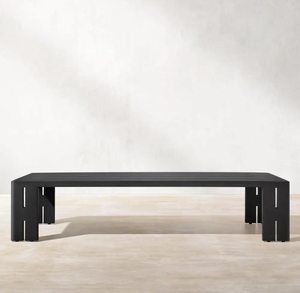 सबसे अच्छा आधुनिक आउटडोर फर्नीचर सेट मौसम प्रतिरोधी एल्यूमीनियम धातु उद्यान लाउंज सोफे विला छत आंगन अपार्टमेंट के लिए - Product Image 6