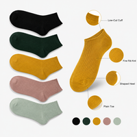 Chaussettes côtelées sans couture écologiques pour femmes - Chaussettes d'été respirantes en tricot avec motif nœud