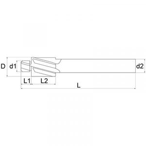 Fervi-L020/12 counterborer พร้อมก้านตรงแบบแข็งอุปกรณ์เครื่องมือไฟฟ้า8012667179946 - Product Image 2