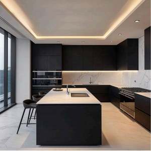 Îlot central de cuisine en bois, meuble de rangement pour cuisine - Product Image 6