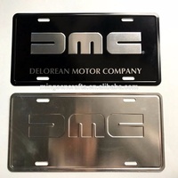 Plaque d'immatriculation de voiture en aluminium gravée sur mesure de haute qualité